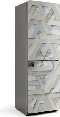 Zdjęcie produktu dla Tkanina z pasków papieru - Magnetyczna osłona lodówki - Folia dekoracyjna magnetyczna do kuchni - Dekoracja magnesem na lodówkę - Samoprzylepna tablica magnetyczna - Folia magnetyczna na drzwi lodówki - 60x190 cm