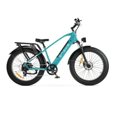 Imagen del producto de ENGWE E26: Bicicleta eléctrica de montaña (fatbike) - E-bike - Paso alto - 26 pulgadas - Motor de 250W - 7 velocidades - Autonomía de 140 km - Frenos de disco hidráulicos - Azul