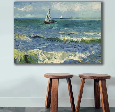 Obrázok produktu pre Wallity, 70100VANGOGH007- VNC1183, Farebné, Plátno, 70 x 100 cm, 100% plátno