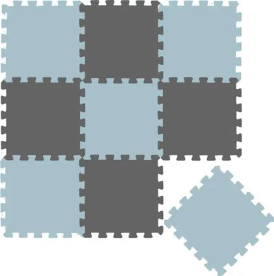 Imagen del producto de Alfombrilla de juego para bebés de 9 piezas, puzzle, 30x30 cm. Alfombrilla para gatear, alfombrilla para el suelo, ideal para la habitación de los niños