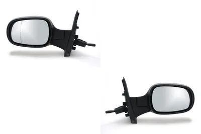 Produktbild von Johns, Außenspiegel Spiegel passend für Nissan Micra K12 01/03-06/10 Set Lin Re schwarz 96302AX61J 96302AX628 96365AX800 96374AX600 96301AX628 96365AX