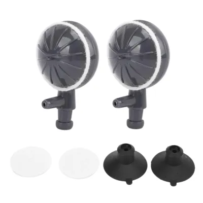 Image de Pompe à air diffuseur de bulles de pierre avec ventouses pour aquariums hydroponiques et bacs à poissons