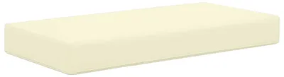 Image de Coussin de Siège d'Extérieur Crème 80 x 40 x 8 cm