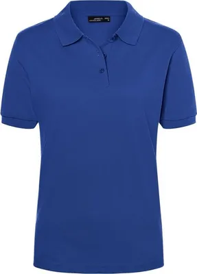 Produktbild von Hochwertiges Polohemd mit Armbündchen dark-royal, Gr. S