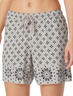 Immagine prodotto di Schiesser Pantaloncini da pigiama da donna Mix & Relax Web - grigio jaspe - taglia 36