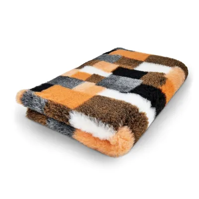Produktbild von Vet Bed Hundedecke Patchwork orange