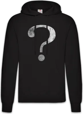 Produktbild von Urban Backwoods Questionmark, Herren Hoodie, Farbe: Schwarz, Größe: 3XL