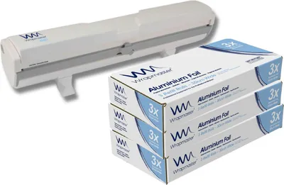 Produktbild von SET Effizienter Wrapmaster-Spender WM1000 und 3 Pack. Aluminiumfolie 1000