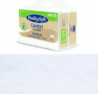 Immagine prodotto di Asciugamani di carta piegati BulkySoft - tipo V, 2 veli, cellulosa, 12x250 pz