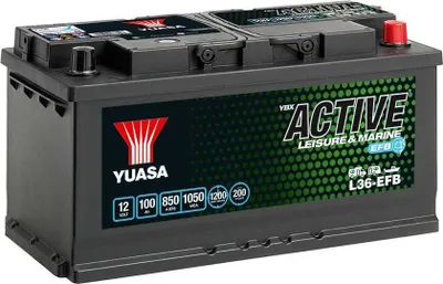 Produktbild von YUASA LEISURE Starterbatterie 12V 100Ah 850A/EN für Auto LKW Batterie