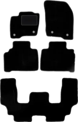 Produktbild von Schwarze Veloursmatten für: Ford S-MAX MK2 Minivan (2015-)