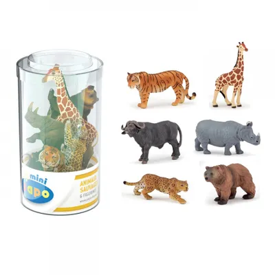 Immagine prodotto di Papo Figurina Set 6 Minianimale Salbatice