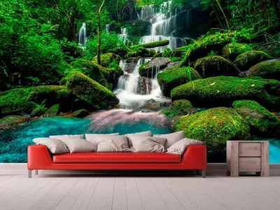 Produktbild von Wandbekleding mit Wasserfallmotiv für die Wandgestaltung