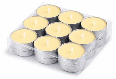 Produktbild von Duft-Teelichter 18er Pack – Duft Zauberblume, ca. 4 Stunden Brenndauer, Teelicht Kerzen aus Wachs, rund Ø 4 cm, hergestellt in der EU, für Indoor & Outdoor