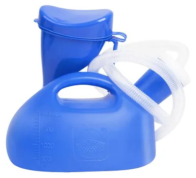 Imagen del producto de Botella para orina unisex, a prueba de fugas, de 2000 ml, ideal para camping y viajes