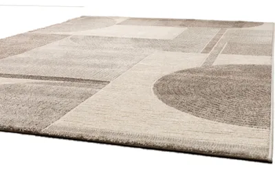 Produktbild von Steffensmeier Kurzflor Teppich Amantea | Wohnzimmer | Modern | Schlafzimmer |  Pflegeleicht, Grau, Größe: 80x150 cm
