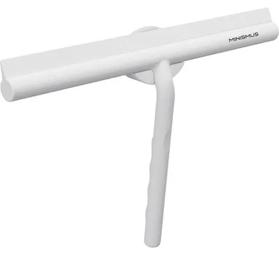 Produktbild von 28 cm Magnetischer Duschabzieher in Weiß für ein streifenfreies Duschen