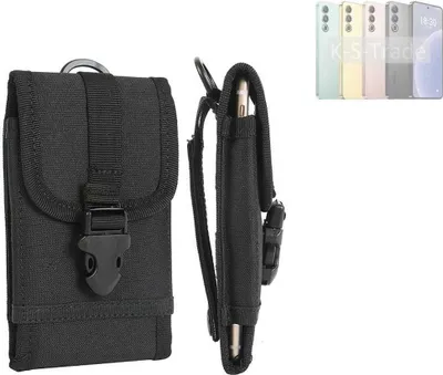 Produktbild von K-S-Trade Holster Handy Hülle kompatibel mit Meizu 21 Holster Handytasche Gürtel Tasche Schutz Hülle Robust Outdoor schwarz