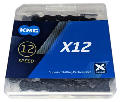 Produktbild von KMC X12 Kette 126 Links 1/2 x 11/128 Schwarz Fahrrad-Kette 12 Speed Chain