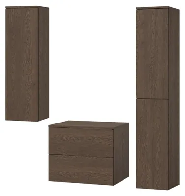 Obrázok produktu pre 3-dielna kúpeľňová zostava: Spodná skrinka + 2 vysoké skrinky Color Baltic Storm (2S 60 + 1D 100 + 2D 160)
