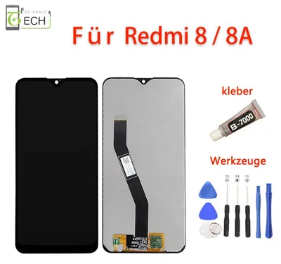 Produktbild von Für Xiaomi Redmi 8 / 8A LCD Display Bildschirm Touchscreen Schwarz + Werkzeuge