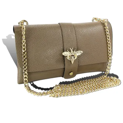 Produktbild von Toscanto Tasche taupe beige Leder Clutch D2OTTM803SN