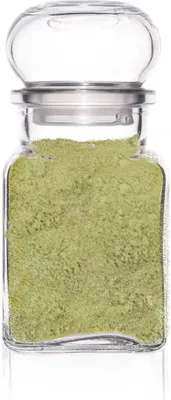 Image de Poudre de nopal (Opuntia ficus-indica) dans une élégante bouteille en verre 80g