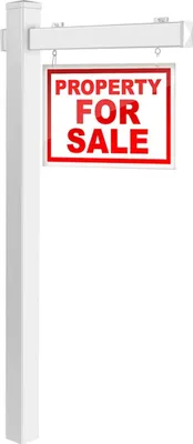 Immagine prodotto di Cartello indicatore immobiliare, UPVC, 180 cm, non necessita di scavi