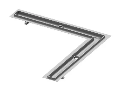 Produktbild von TECEdrainline Winkelrinne 1200 x 1200 mm mit Seal System Dichtband