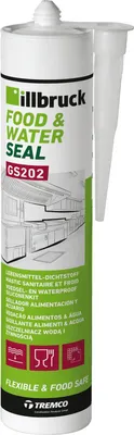 Produktbild von ILLBRUCK GS202 Lebensmittel Silikon 310ml transparent