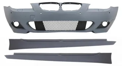 Produktbild von Stoßstange ohne Nebelscheinwerfer für BMW 5 LCI E60 E61 07-10 Seitenschweller M-Technik Look.