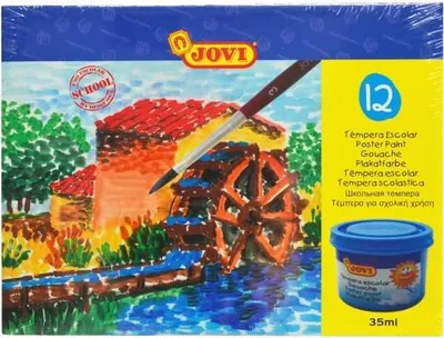 Produktbild von Jovi Premium Ein Satz Temperafarben 12 x 35 ml