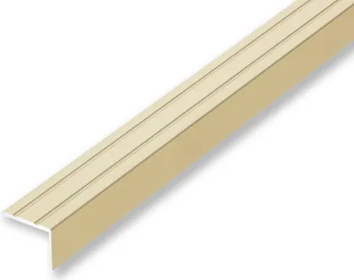 Produktbild von (8,66EUR/m) 25 x 20 x 800 mm Treppenwinkel Sand selbstklebend Treppenkantenprofil Treppenkante