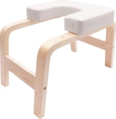 Obrázok produktu pre Jogový stolička na hlavu, nosnosť 200 kg, univerzálna a odolná, béžová