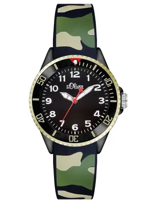Image de S.Oliver SO-2998-PQ, montre-bracelet pour enfant, boîtier en plastique