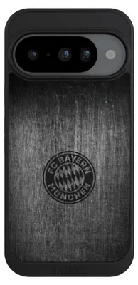 Produktbild von NIVOCASE Handyhülle für Google Pixel 10  Hülle NIVOpure Case Schwarz FC Bayern München FCB Metallic Look