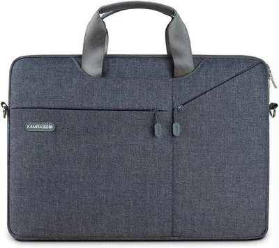 Immagine prodotto di Borsa per laptop in nylon - 15 pollici - Impermeabile - Grigio