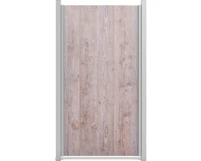 Produktbild von Teilelement GroJa Belfort ohne Pfosten 90 x 180 cm Holzoptik