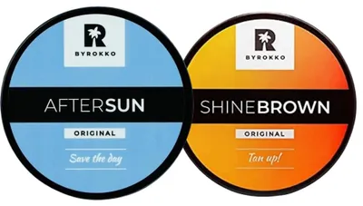 Productafbeelding van Byrokko Shine Brown bruiningsversnellende crème + After Sun aftersun crème Bruiningsset