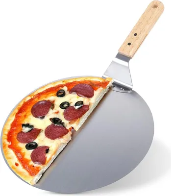 Image de Pelle à pizza en acier 48,5 x 30,5 cm