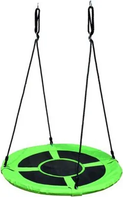 Produktbild von Nestschaukel 100cm Kinderschaukel Gartenschaukel Tellerschaukel Rundschaukel