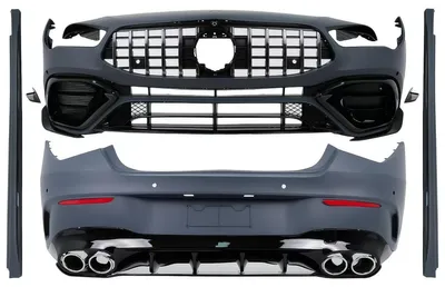 Produktbild von Bodykit Stoßstange für Mercedes CLA C118 Limousine X118 Shooting Brake 19-05.2023 Endrohre.