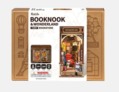 Obrázok produktu pre ROBOTIME TGB07, DIY knižný kútik, Chlapec / dievča, 14 rok / roky, Dospelý/Dieťa, Viacfarebný, MDF, Papája, Preglejka