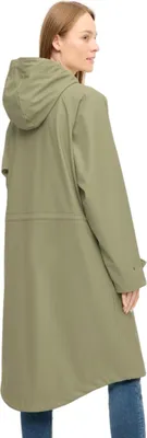 Produktbild von Derbe Friese Tildaby Oxford - Damen Regenjacke, Größe:36, Farbe:tea/oxford gray