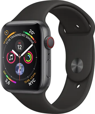 Obrázek produktu pro Apple Watch Series 4, OLED, Dotyková obrazovka, 16 GB, Wi-Fi, GPS, 36,7 g