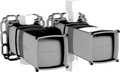 Produktbild von Hansa Unterputz -Einbaukörper Einhand-Batterie Hansamatrix 4401, verchromt