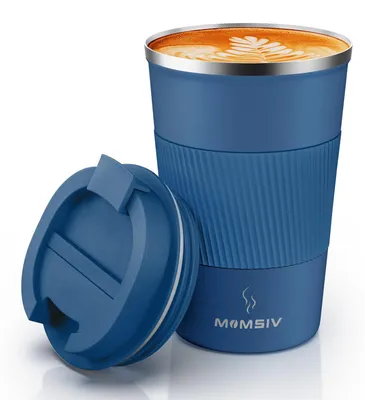 Immagine prodotto di Tazza termica isolante con coperchio a prova di perdite, capacità 380 ml