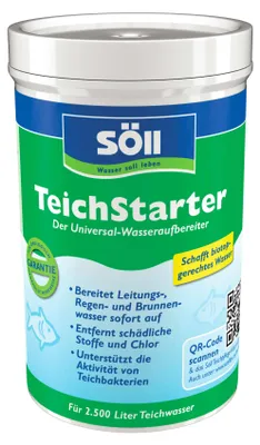 Produktbild von Söll TeichStarter Universal-Wasseraufbereiter - wasserstabilisierendes Teichpflegemittel, 250 g, 81796