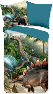 Produktbild von Duvet cover Pure 135x200 + 1* 80x80 cm - dinosaurs