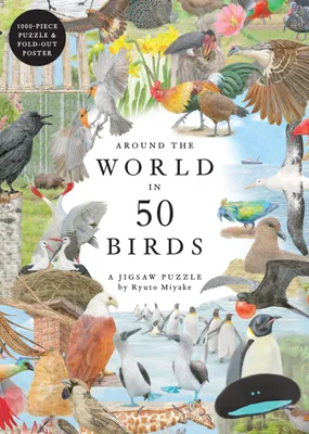 Produktbild von Around the World in 50 Birds 1000 Piece Puzzle